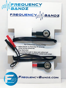 Basic Kit - Triple Bundle (1 Set of Lead wires with 2 Snaps, 1 Pair Triple Conductive Wrist Cuffs & 1 set Ear Clip Electrodes)